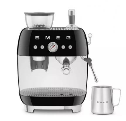 SMEG EGF03BLUK Bean to Cup Coffee Machine - Black